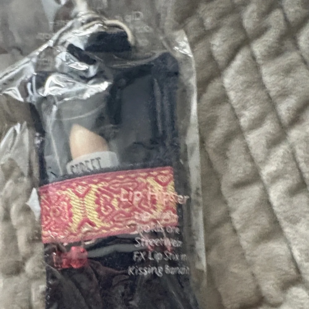 Black Lip Balm Holder with Keychain